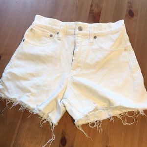 Madewell high rise shorts - sz 25